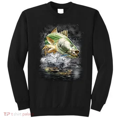 Walleye Wilderness - Fishing Jumping Fish Sweatshirt