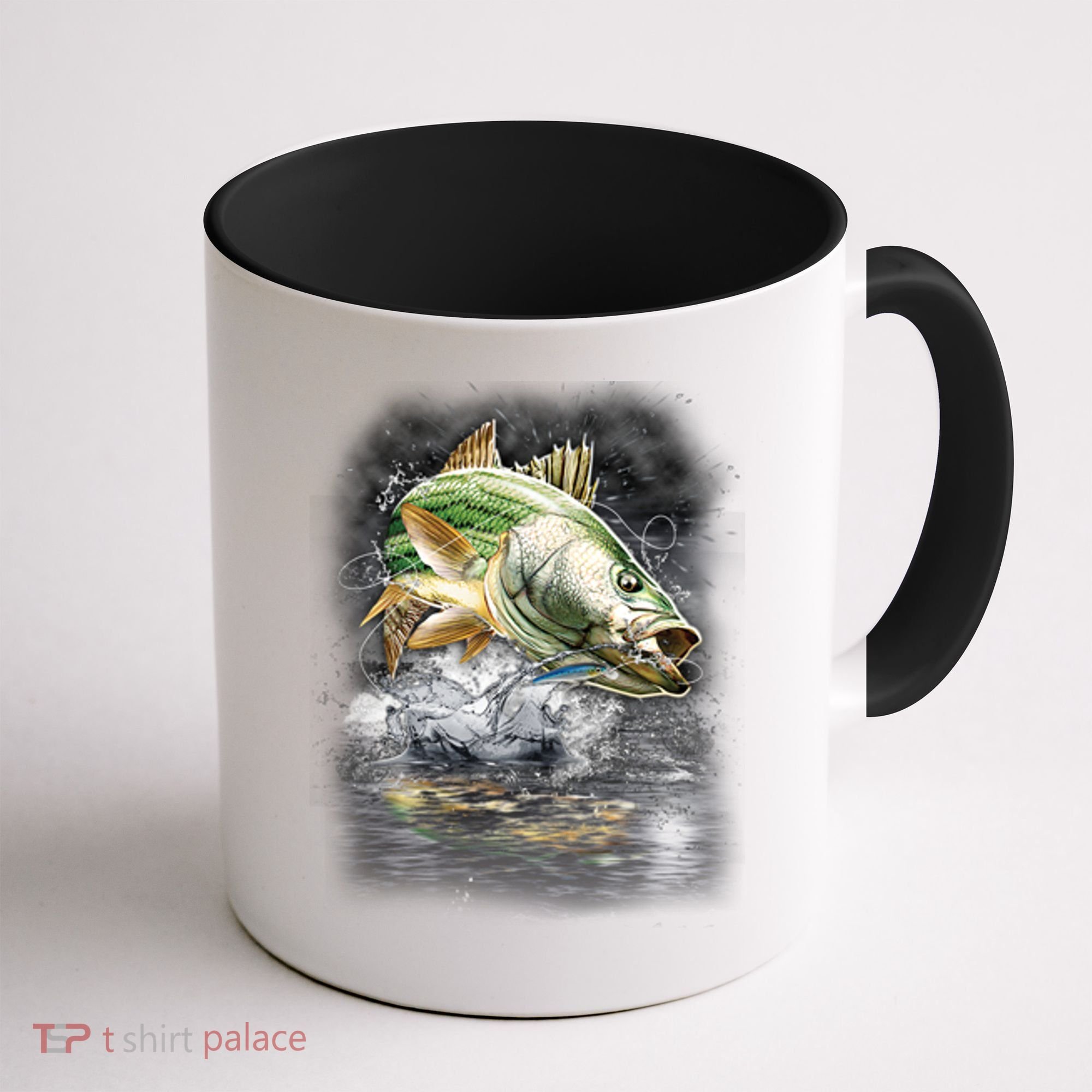 Walleye Wilderness - Fishing Jumping Fish Coffee Mug