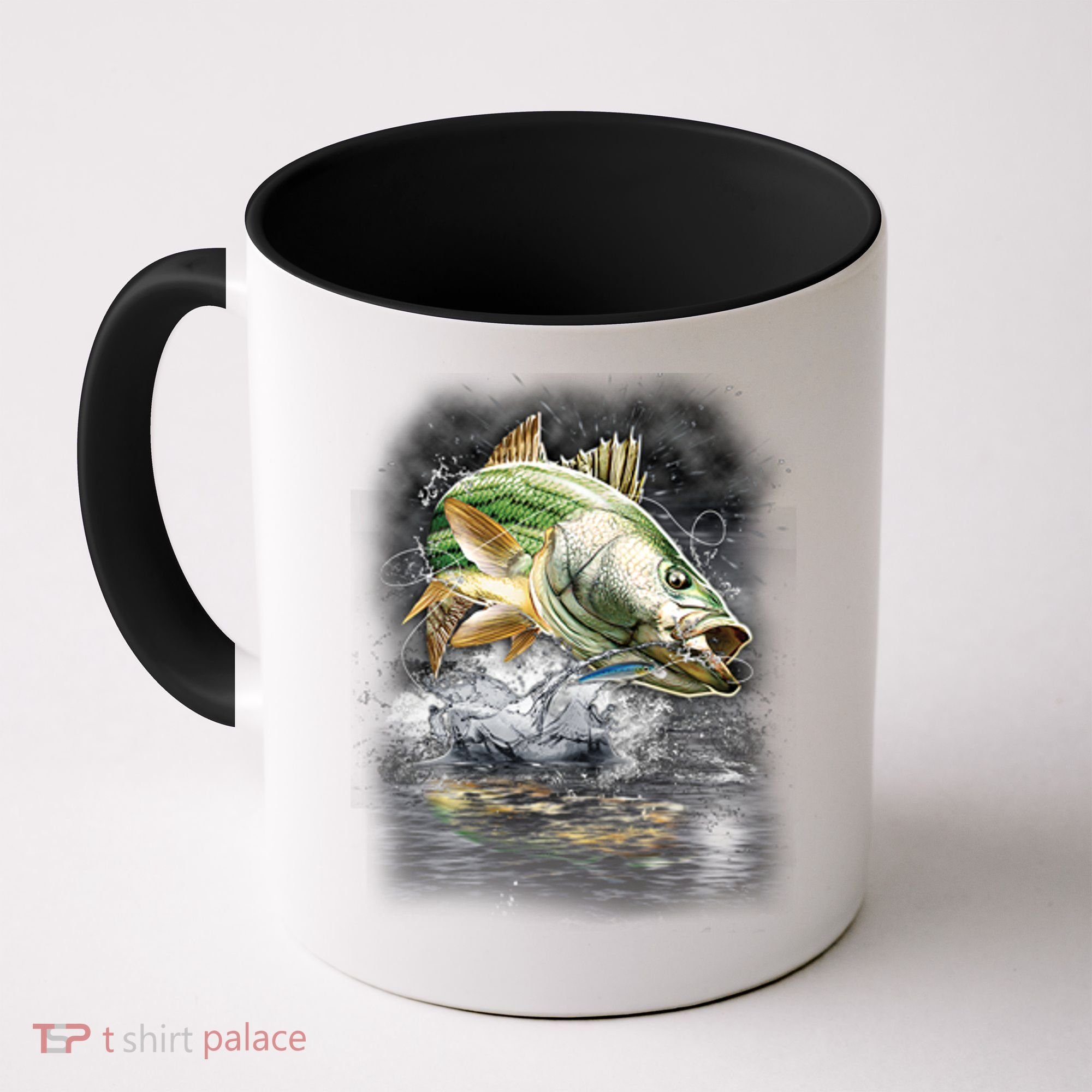 Walleye Wilderness - Fishing Jumping Fish Coffee Mug