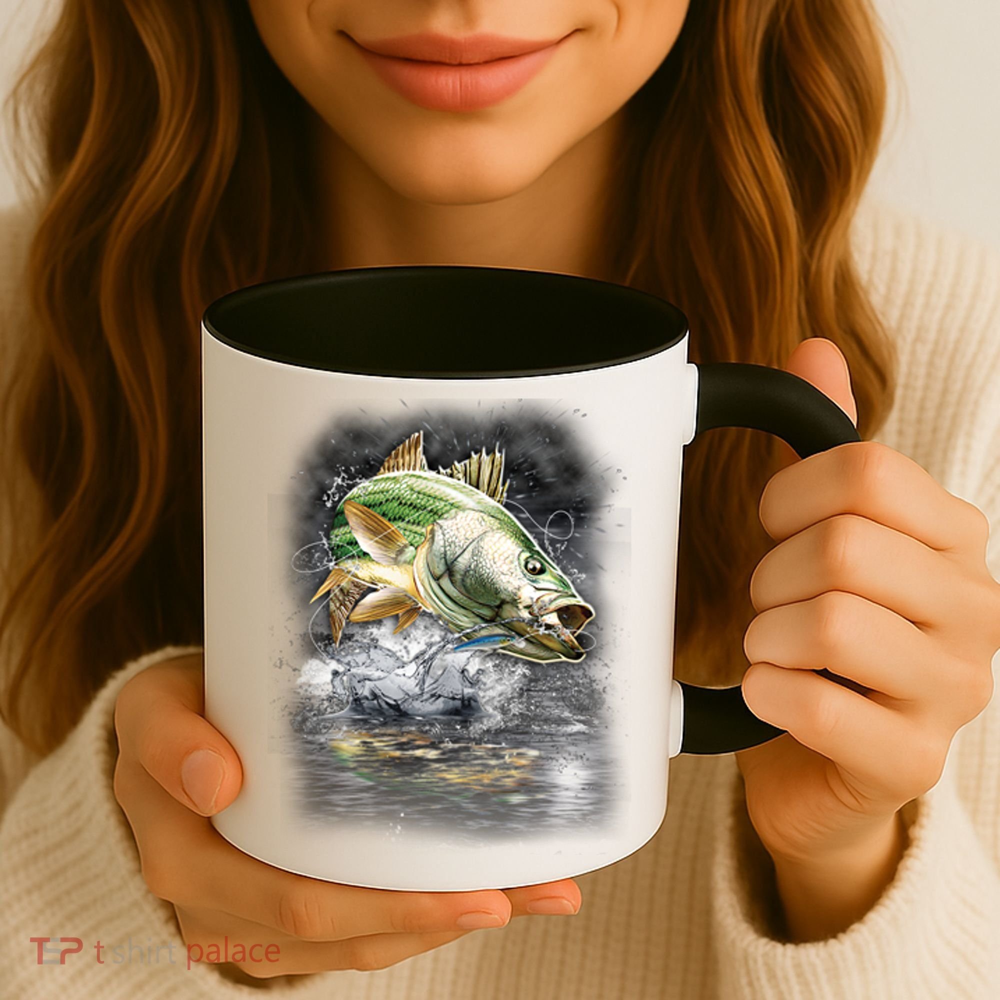 Walleye Wilderness - Fishing Jumping Fish Coffee Mug