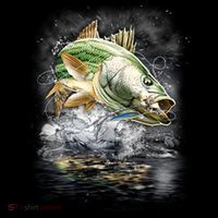 Walleye Wilderness - Fishing Jumping Fish Women's Tank Top thumb 5