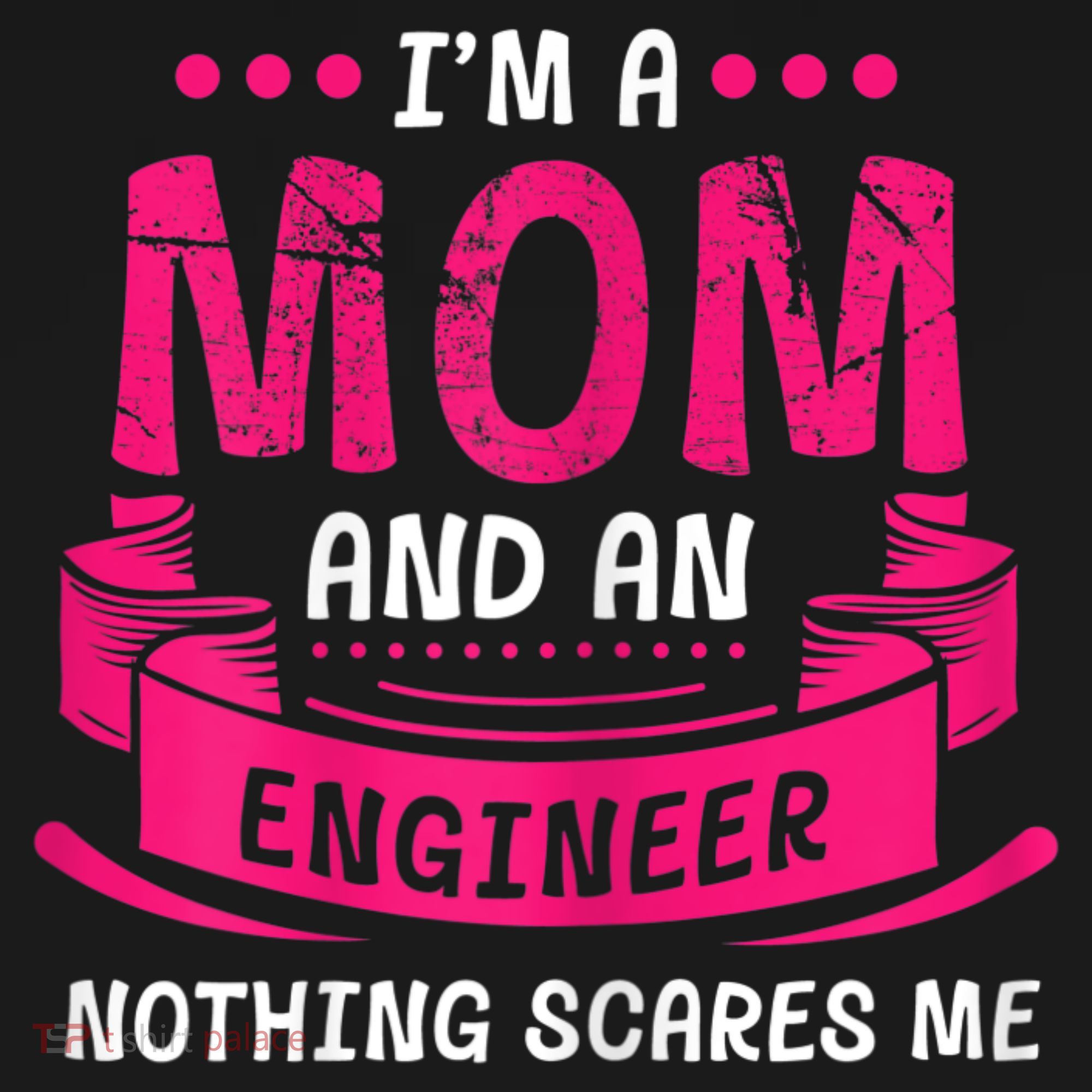Womens A Mom And Engineer Nothing Scares Me Mechanical Funny Long Sleeve Shirt