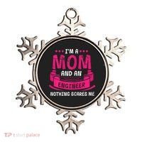 Womens A Mom And Engineer Nothing Scares Me Mechanical Funny Ornament thumb 0
