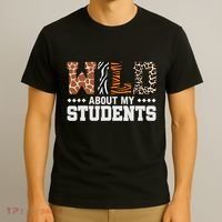Wild About My Students Animals Teacher T-Shirt thumb 3