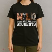 Wild About My Students Animals Teacher T-Shirt thumb 4