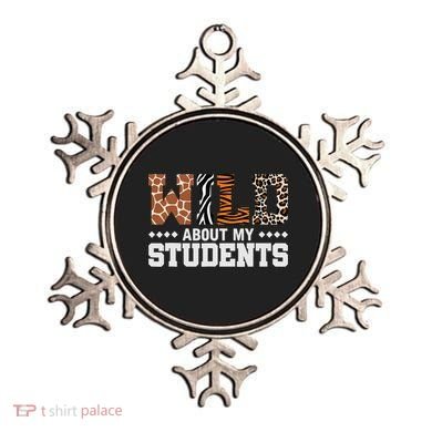 Wild About My Students Animals Teacher Ornament