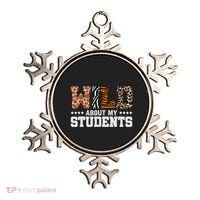 Wild About My Students Animals Teacher Ornament thumb 0
