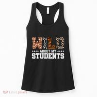 Wild About My Students Animals Teacher Women's Tank Top thumb 0