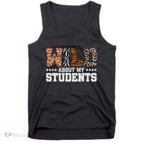 Wild About My Students Animals Teacher Tank Top thumb 0