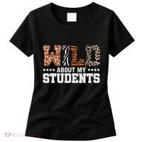 Wild About My Students Animals Teacher Women's T-Shirt thumb 0