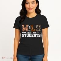 Wild About My Students Animals Teacher Women's T-Shirt thumb 4