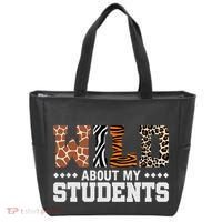 Wild About My Students Animals Teacher Tote Bag thumb 0