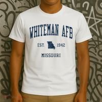 Whiteman Afb Mo Vintage Athletic Sports T-Shirt thumb 3