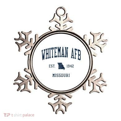 Whiteman Afb Mo Vintage Athletic Sports Ornament