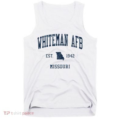 Whiteman Afb Mo Vintage Athletic Sports Tank Top