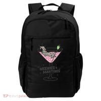 Weenies And Martini Weenie Dog Lover Backpack thumb 0