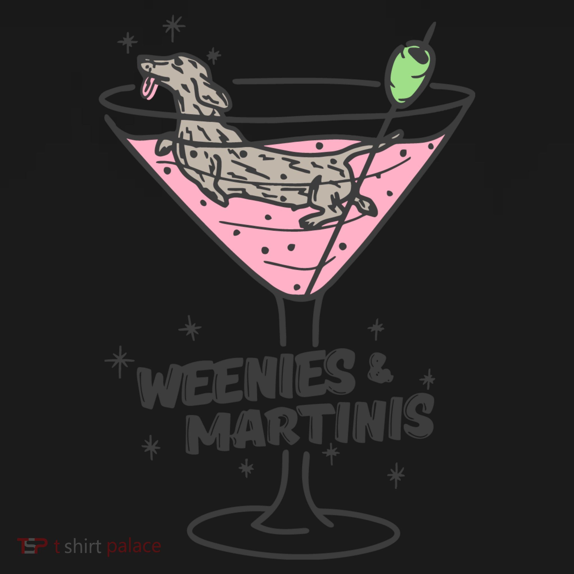 Weenies And Martini Weenie Dog Lover Backpack