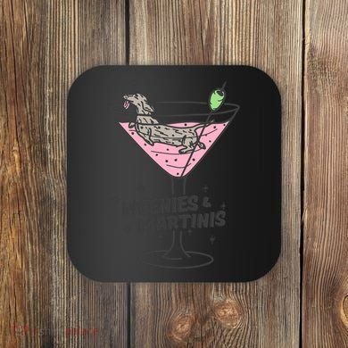 Weenies And Martini Weenie Dog Lover Coaster