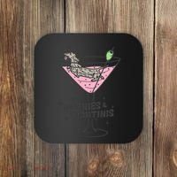 Weenies And Martini Weenie Dog Lover Coaster thumb 0