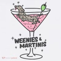 Weenies And Martini Weenie Dog Lover Doggie Tank thumb 4