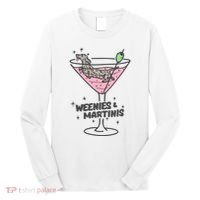 Weenies And Martini Weenie Dog Lover Long Sleeve Shirt thumb 0