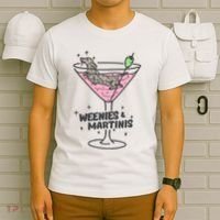 Weenies And Martini Weenie Dog Lover T-Shirt thumb 6