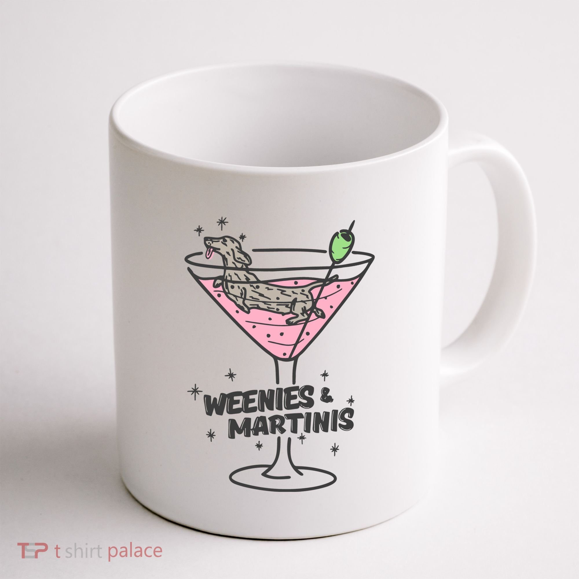 Weenies And Martini Weenie Dog Lover Coffee Mug