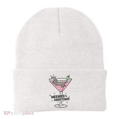 Weenies And Martini Weenie Dog Lover Beanie