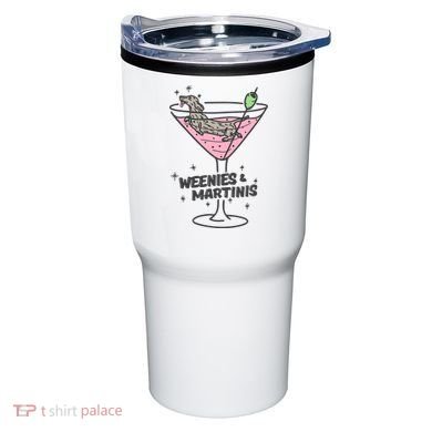 Weenies And Martini Weenie Dog Lover Tumbler