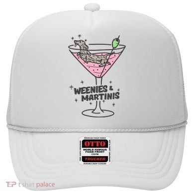 Weenies And Martini Weenie Dog Lover Hat