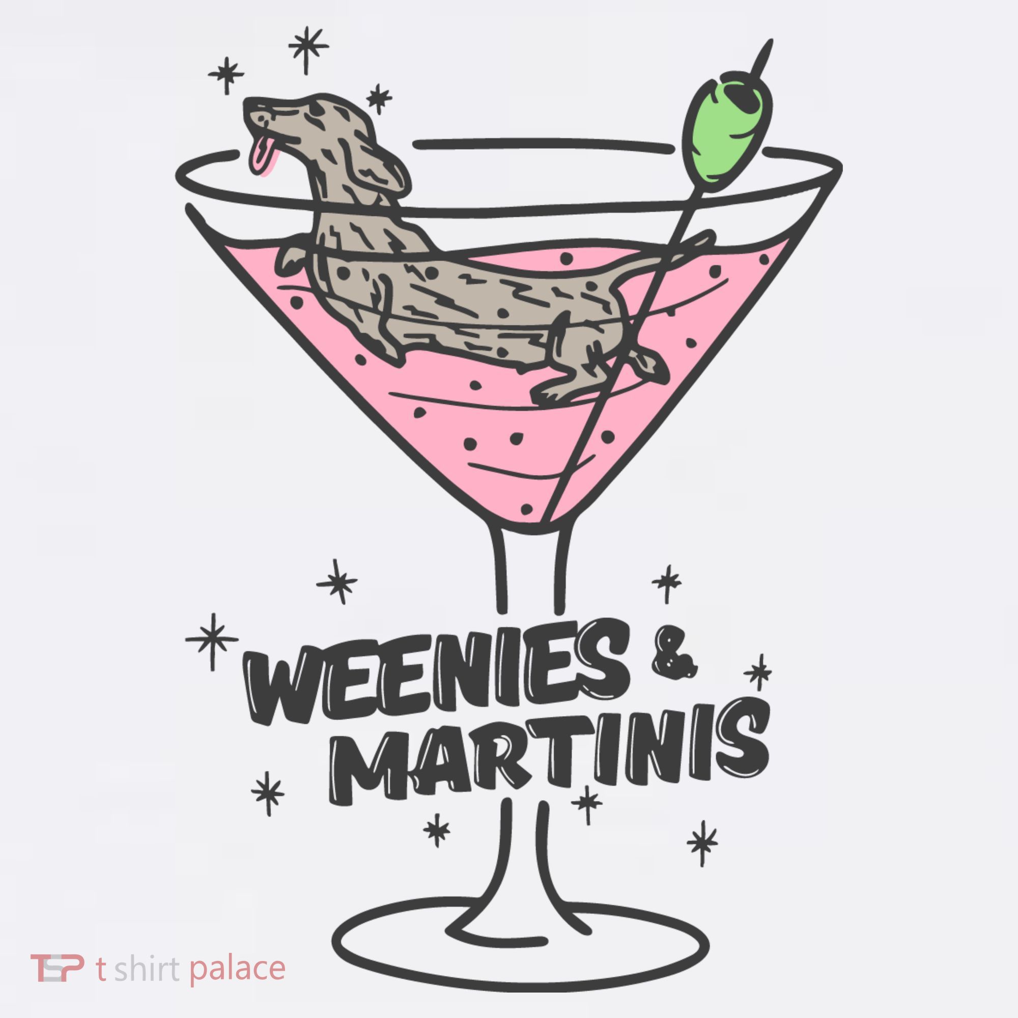 Weenies And Martini Weenie Dog Lover Hat