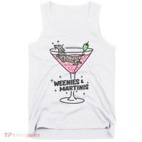 Weenies And Martini Weenie Dog Lover Tank Top thumb 0