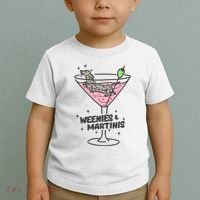Weenies And Martini Weenie Dog Lover Toddler T-Shirt thumb 2