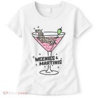 Weenies And Martini Weenie Dog Lover Women's T-Shirt thumb 0