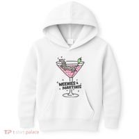 Weenies And Martini Weenie Dog Lover Kids Hoodie thumb 0