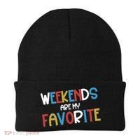 Weekends Are My Favorite Beanie thumb 0