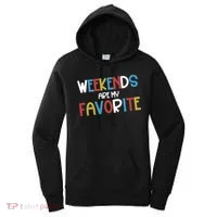 Weekends Are My Favorite Women's Hoodie thumb 0