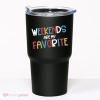 Weekends Are My Favorite Tumbler thumb 0