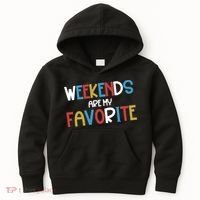 Weekends Are My Favorite Kids Hoodie thumb 0