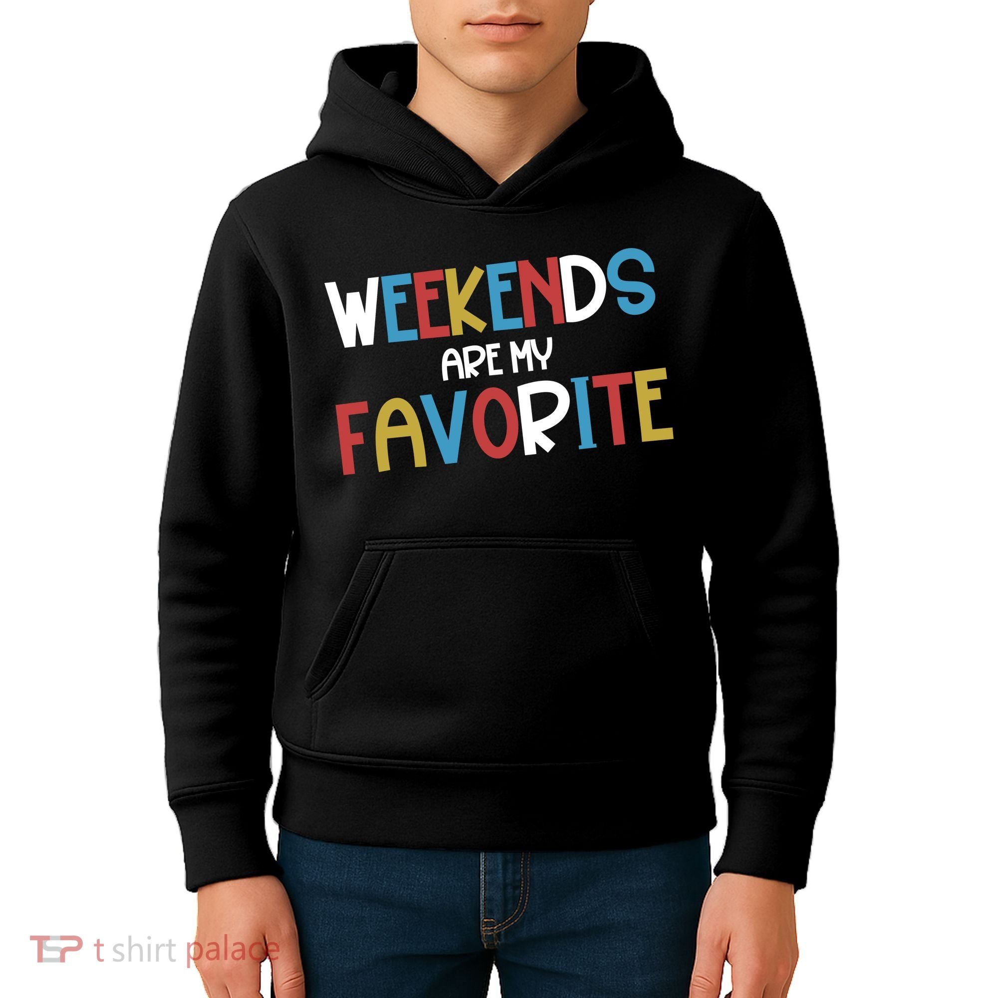 Weekends Are My Favorite Kids Hoodie