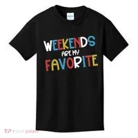 Weekends Are My Favorite Kids T-Shirt thumb 0