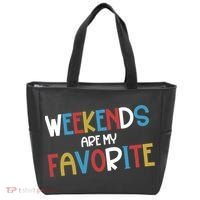 Weekends Are My Favorite Tote Bag thumb 0