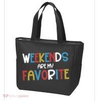 Weekends Are My Favorite Tote Bag thumb 3