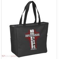 We Are More Than Conquerors Romans 8:37 Tote Bag thumb 2