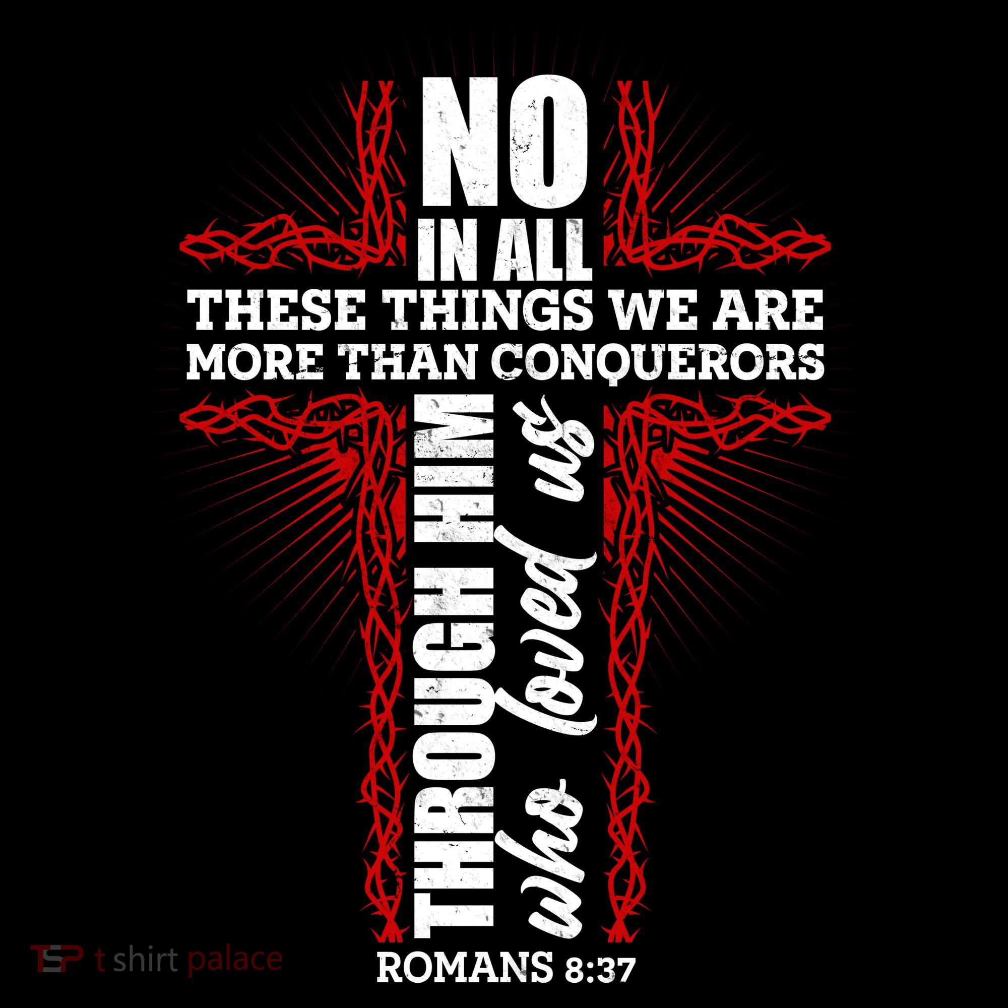 We Are More Than Conquerors Romans 8:37 Tote Bag