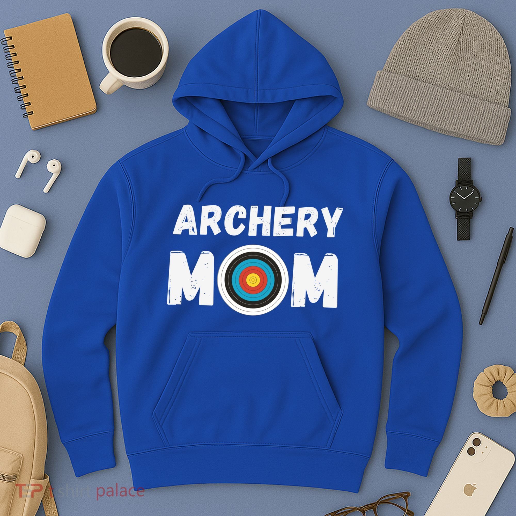 Wo Archery Mom Mother's Day Vegas Compound Bow Archery Gift Hoodie