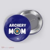 Wo Archery Mom Mother's Day Vegas Compound Bow Archery Gift Button thumb 0