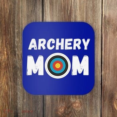 Wo Archery Mom Mother's Day Vegas Compound Bow Archery Gift Coaster