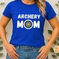 Wo Archery Mom Mother's Day Vegas Compound Bow Archery Gift Women's T-Shirt thumb 2
