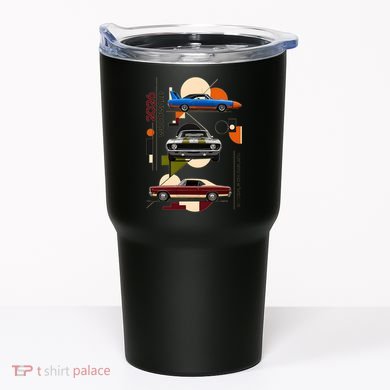 Woodward Ave M1 Classic Cars Art Deco 2026 Tumbler